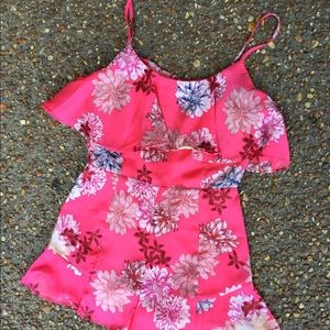 BB Dakota floral romper